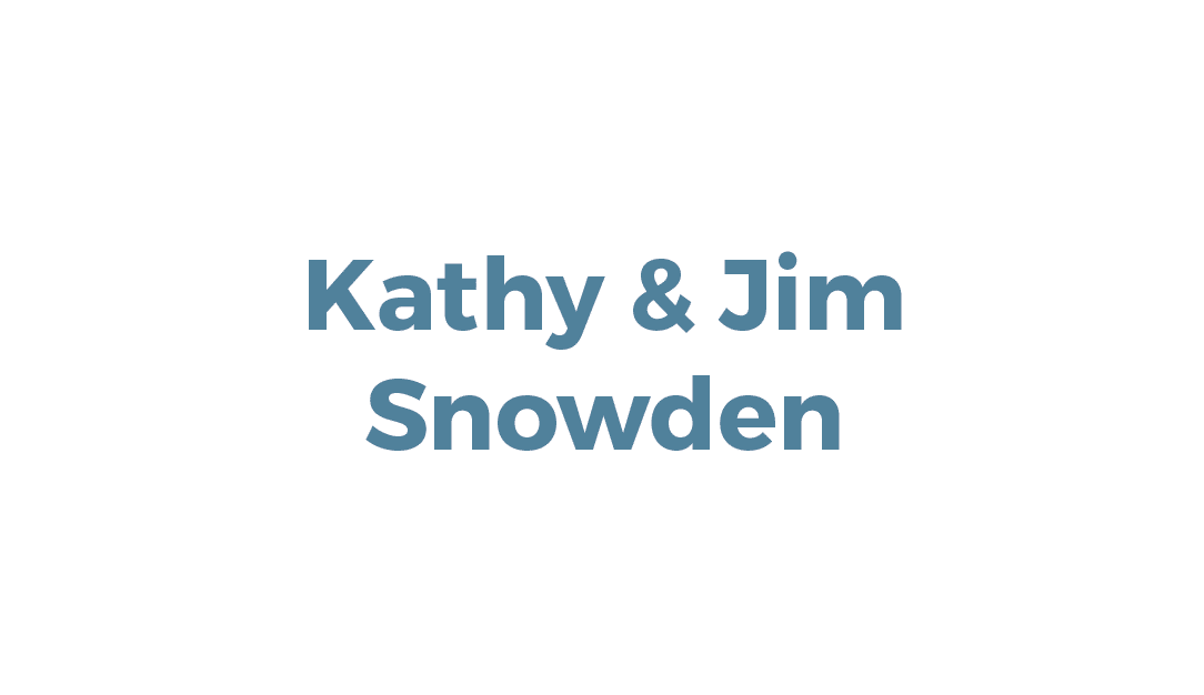 Kathy & Jim Snowden
